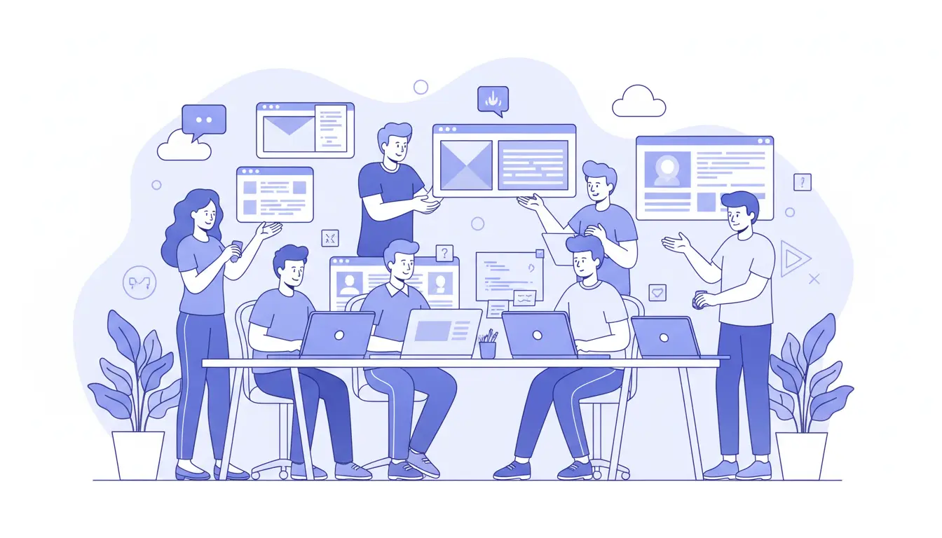Website Development Illustration