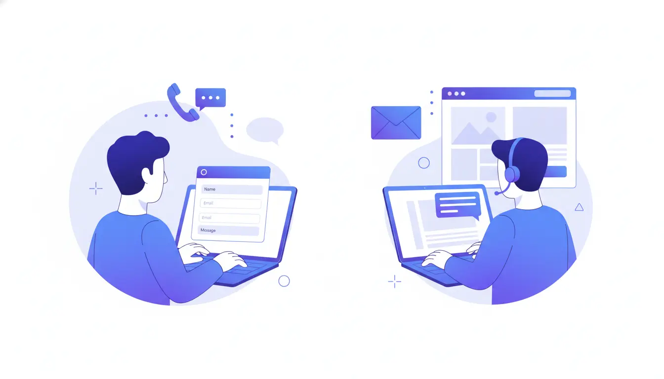 Website Development Illustration